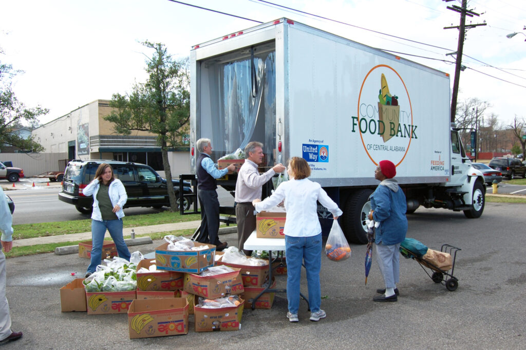 Civic Community Food Banks For Winter Storm Relief