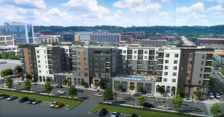Rendering of Birmingham's Parkside District