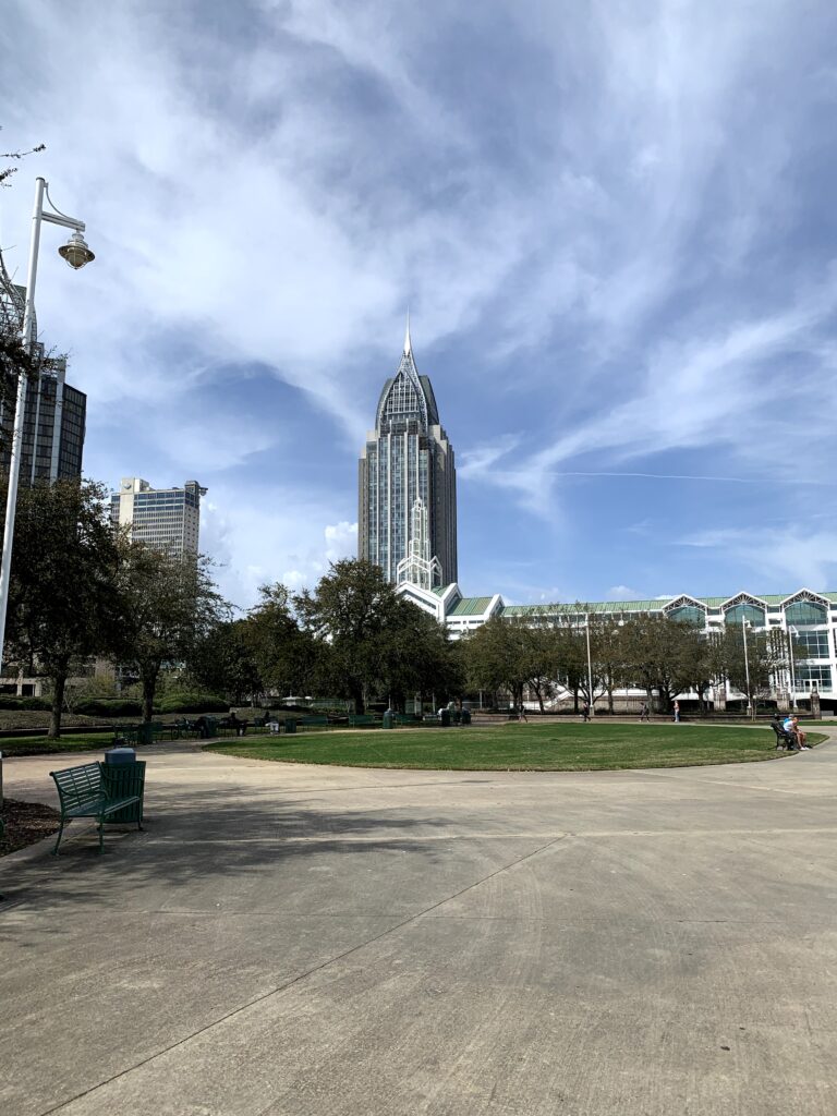 Mobile, Bamabuzz, Business, Civic Mobile Skyline From Downtown, Same City With Hippie Beach