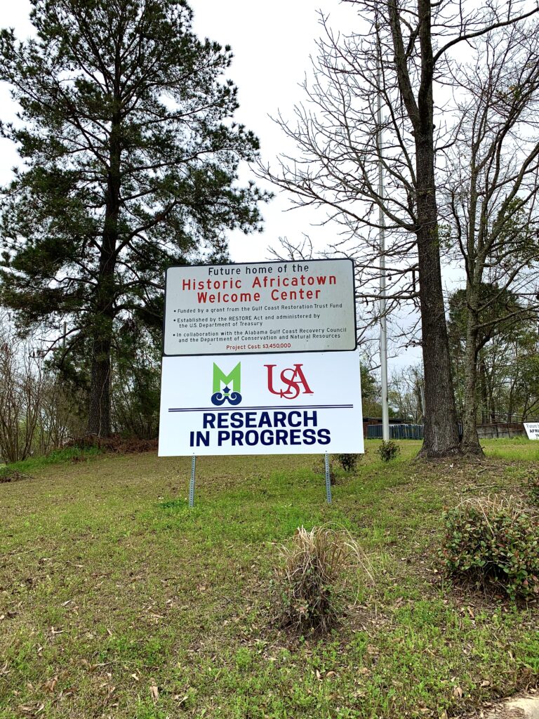 Uncategorized, Construction Africatown Welcome Center Research Signs