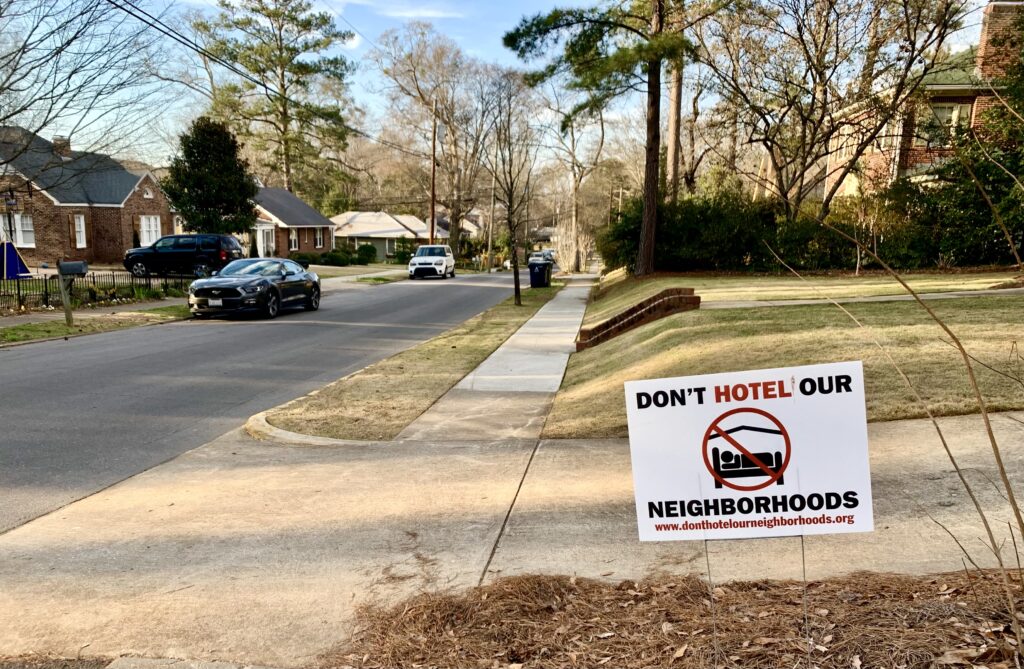 Bamabuzz, Real Estate Dont Hotel Our Neighborhoods Sign 2
