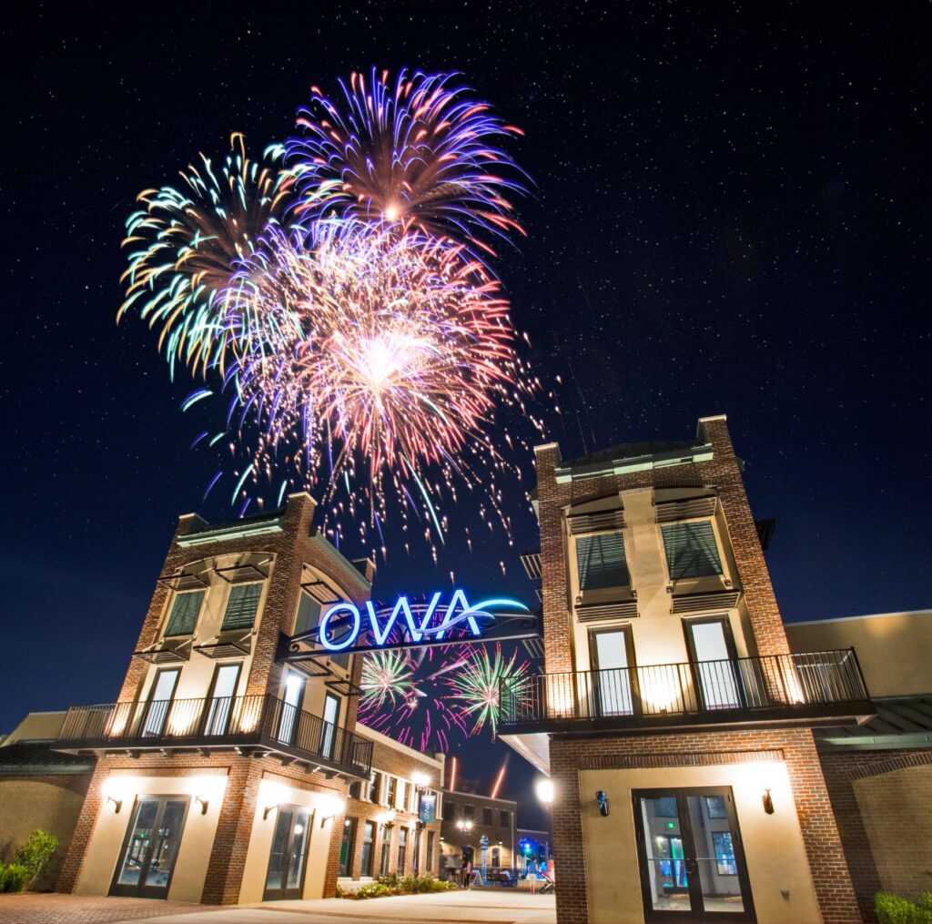 Fun, Bamabuzz Fireworks Over The Owa Resort In Foley. Photo Courtesy Of Owa.