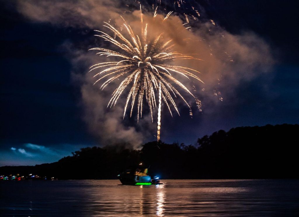 Bamabuzz, Fun, Outdoors Fireworks Light The Night At Point Mallard Park.