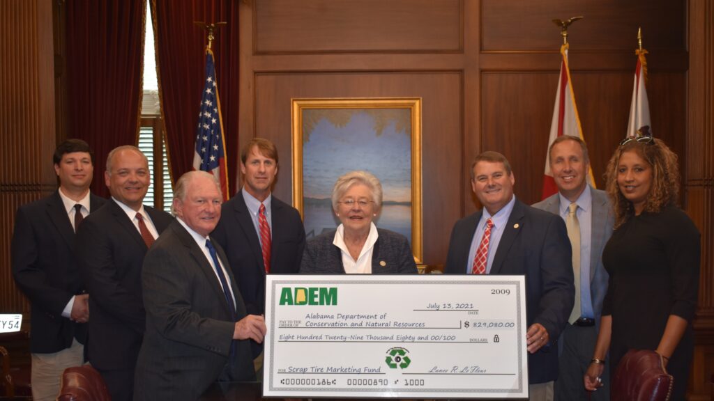 Alabama Department of Environmental Management plans to repave state parks with recycled tires