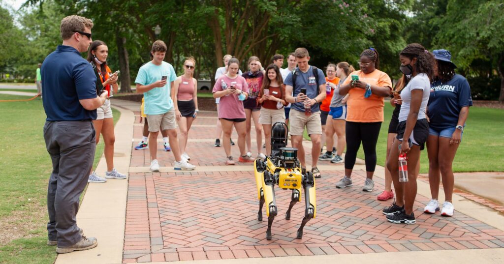 Mac, Auburn University’s robot, is improving work on construction sites and more.