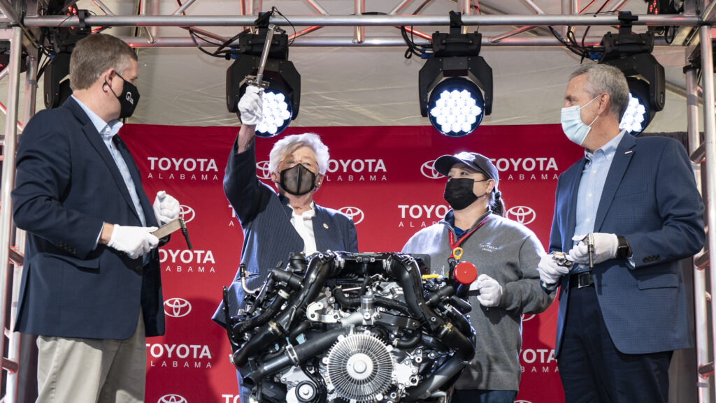 Toyota Alabama celebrates new twin-turbo engines + 20-year anniversary
