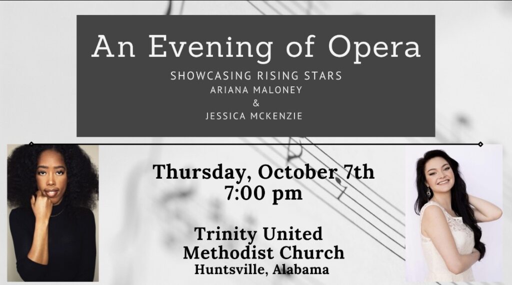 Everything we know about Huntsville's Evening of Opera October 7 2 evening of Opera in Huntsville