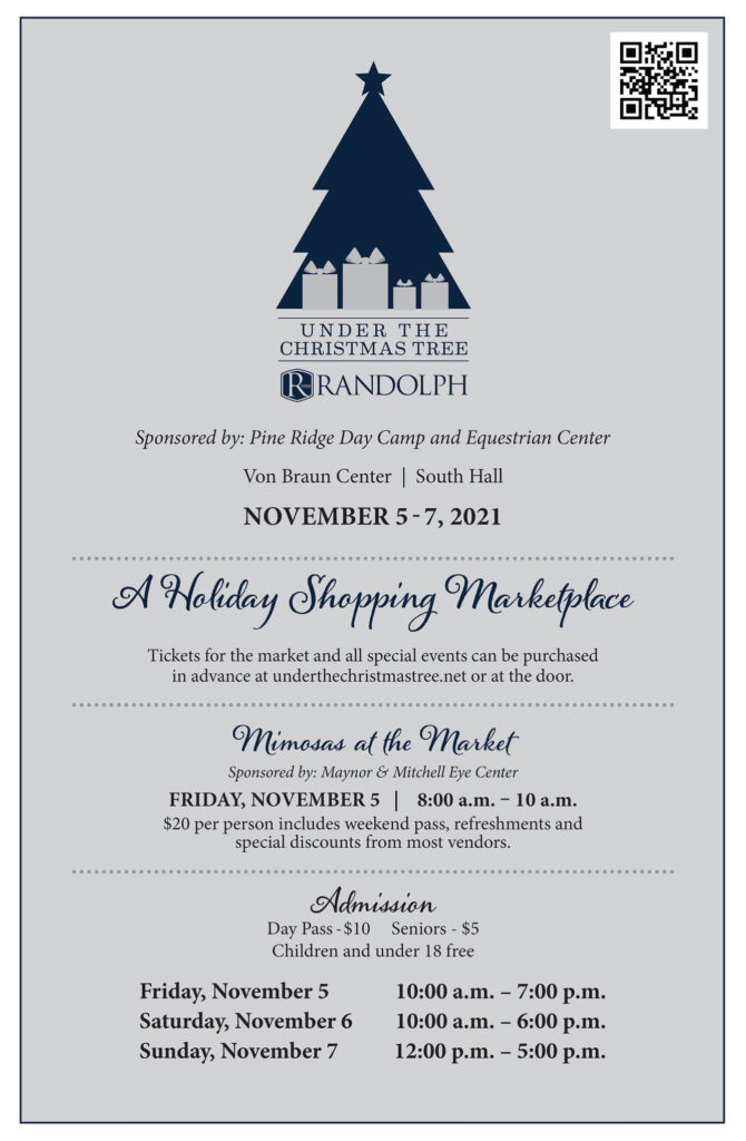 Check out Under the Christmas Tree in Huntsville Nov. 5-7 2 Under the Christmas tree