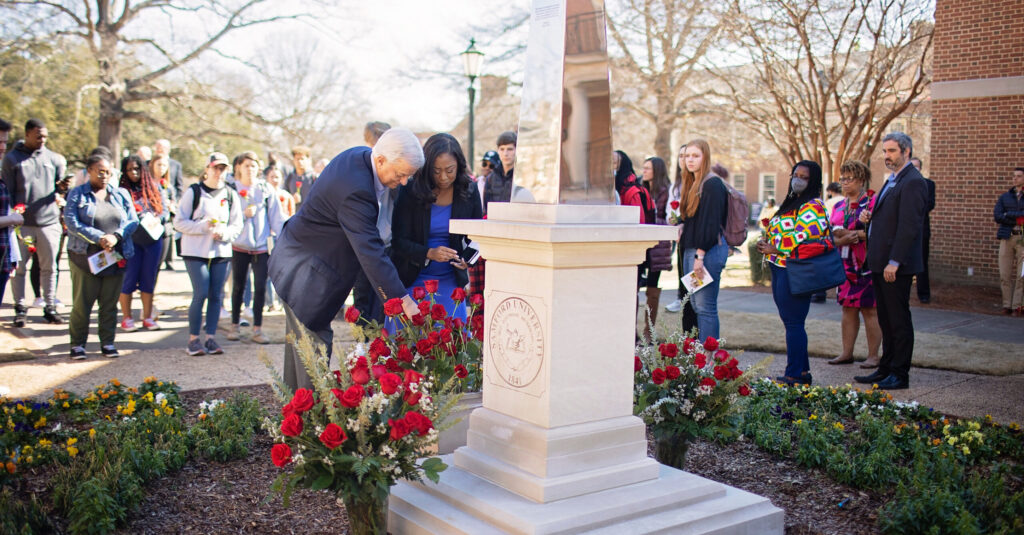 Samford University dedicates Racial Reconciliation Memorial