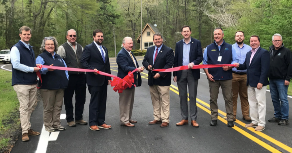 Paving the way—Lake Guntersville State Park reduces pollution by using tires for new road