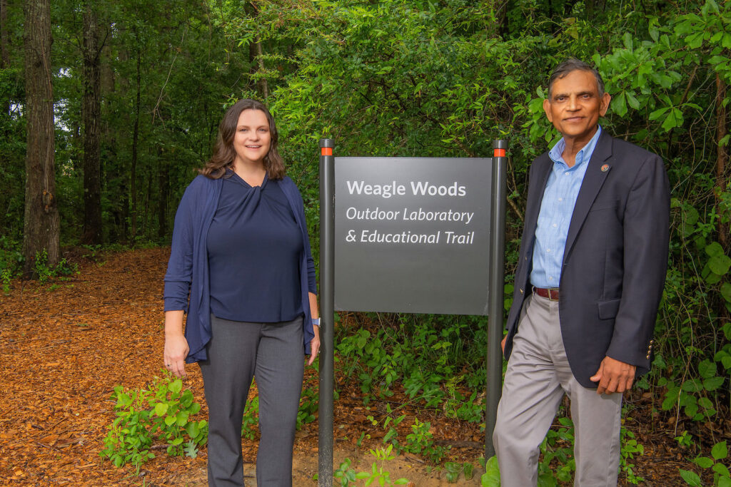 Auburn, hiking the new Weagle Woods trails on campus may pique your interest