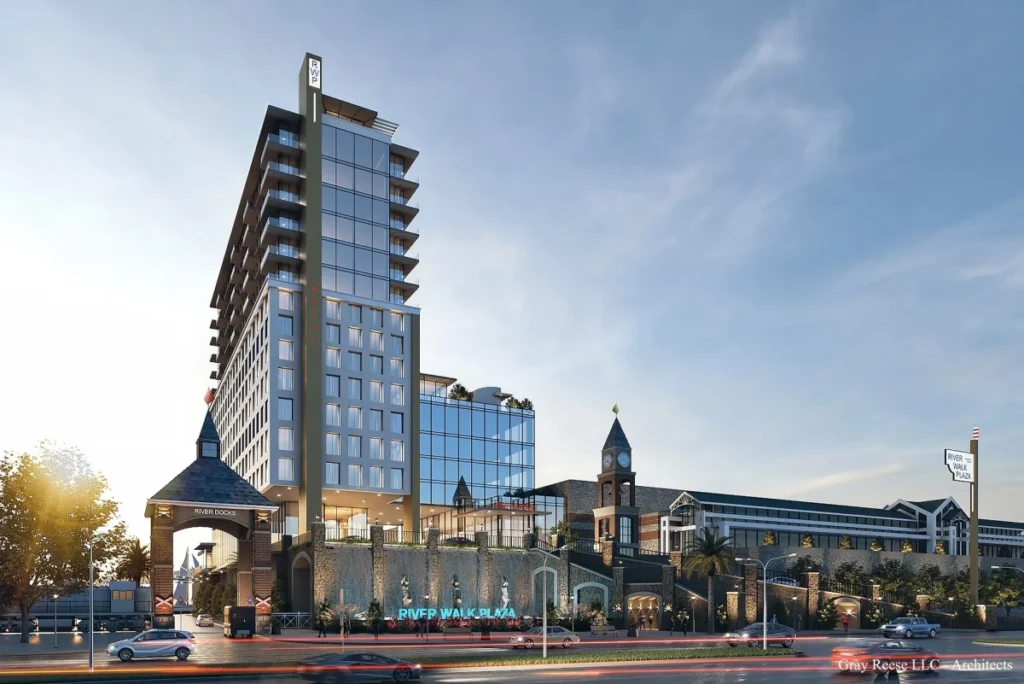 0M entertainment + hospitality development coming to Mobile—River Walk Plaza 0M entertainment + hospitality development coming to Mobile—River Walk Plaza