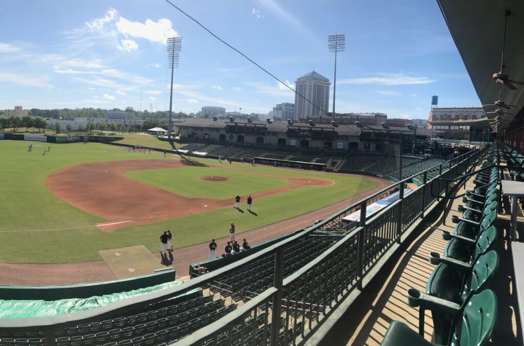 USA Today says this minor league ballpark in Alabama is one of the best