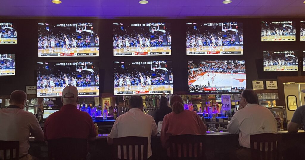 Fans in Tuscaloosa watch the Tide clinch Sweet 16 berth