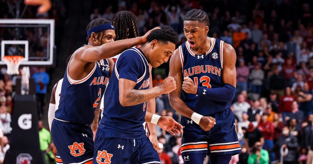 Auburn moves to No. 1 in AP Poll for second time in program history