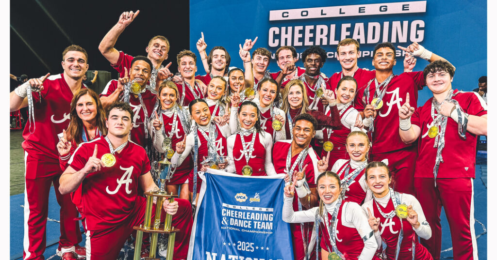 Tide + Tigers shine at UCA national championships