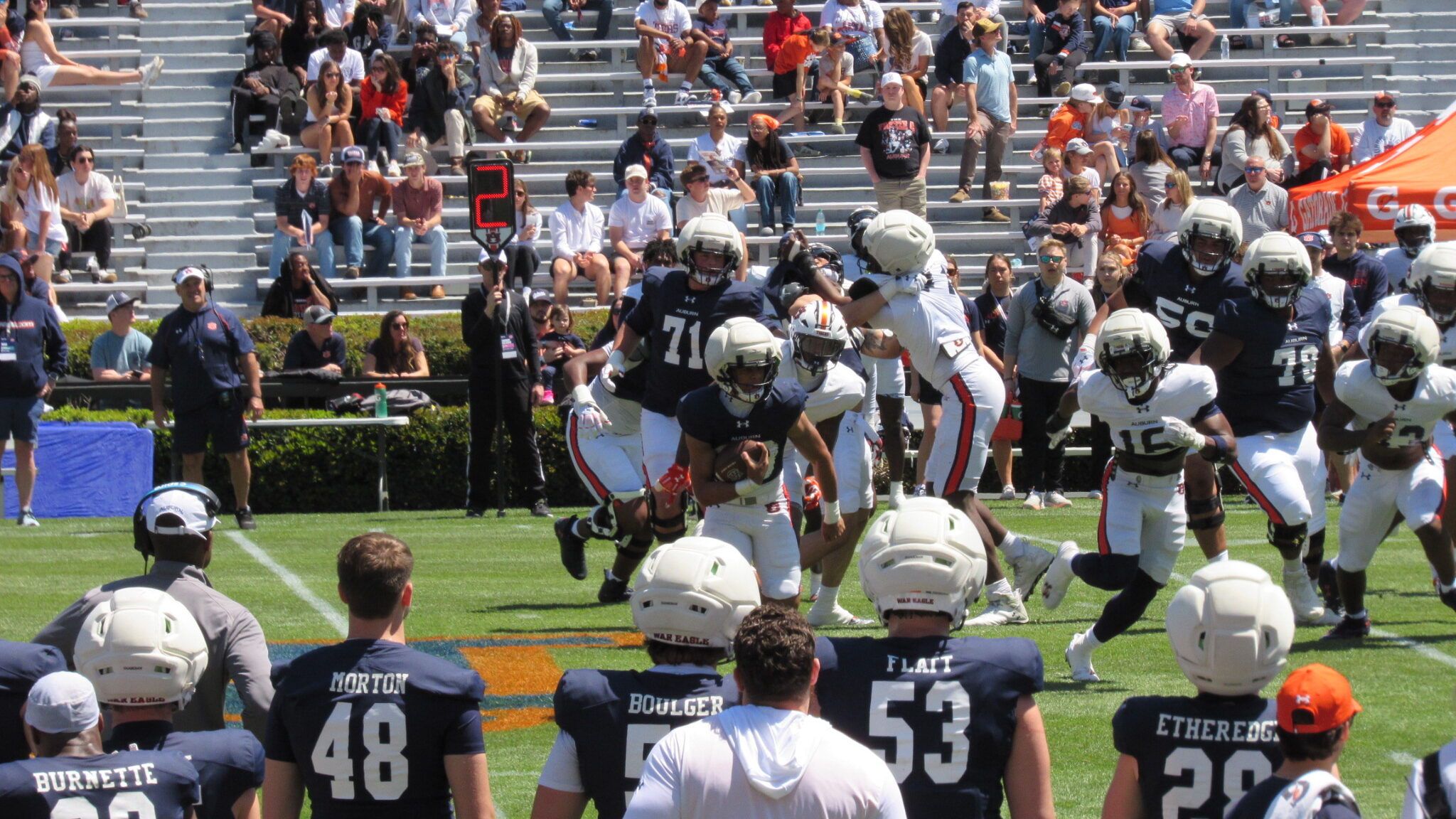Auburn’s 2025 A-Day tackled a new format