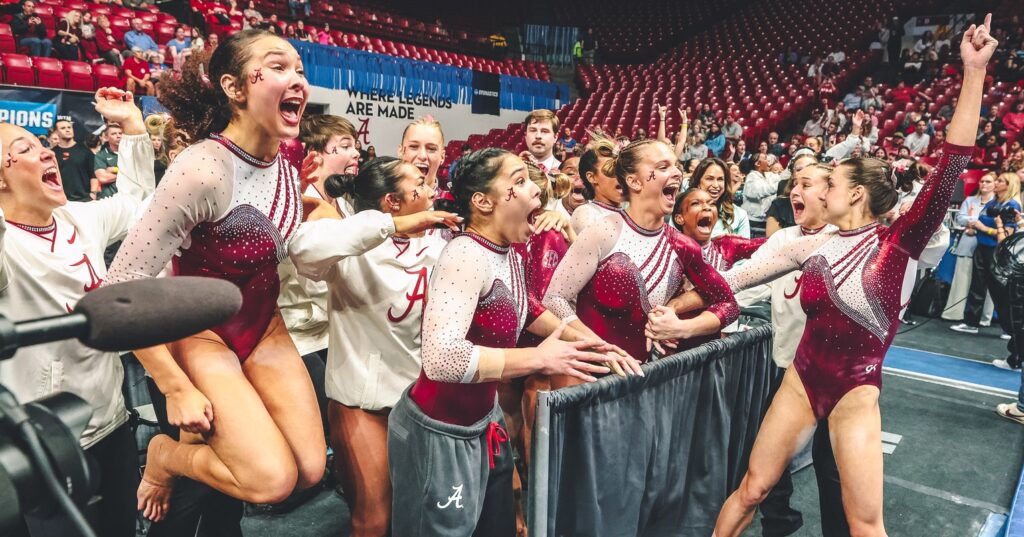 Alabama gymnastics posts season-high score to advance to national semifinals