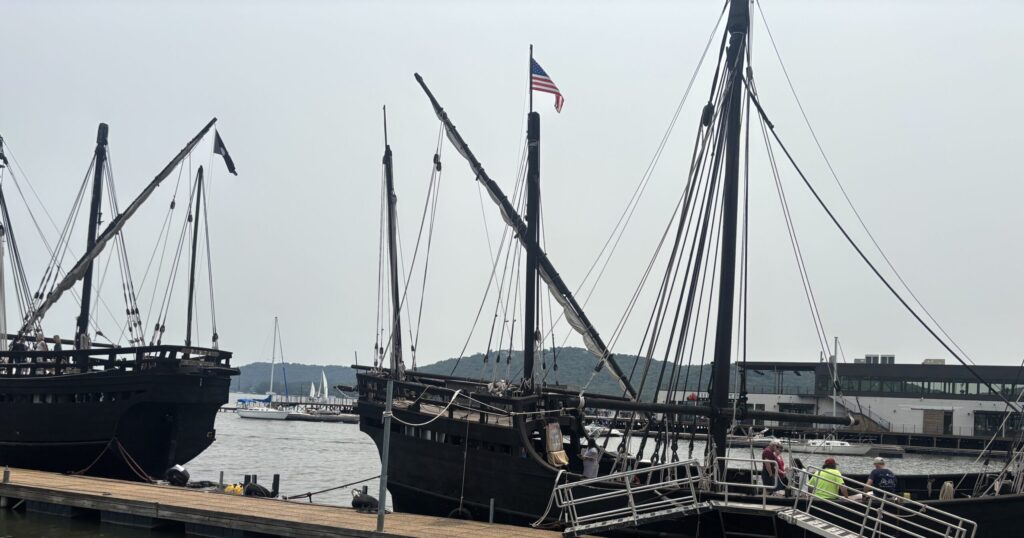 Nina + Pinta replica ships docked in Alabama—how you can visit