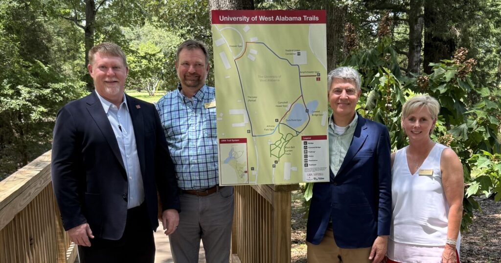 UWA installs upgrades for campus trail system to celebrate ‘Year of Alabama Trails’