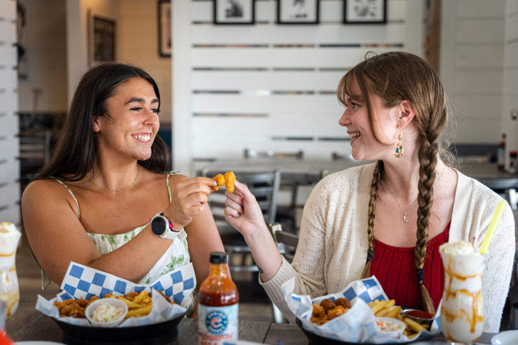 Gulf-themed girl dinner: We enjoyed a virtual visit to the beach miles from the Alabama coast