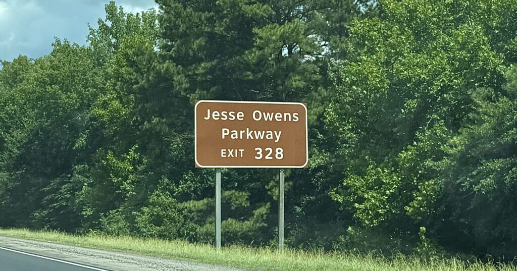 How one stretch of road honors Alabama’s most famous Olympian