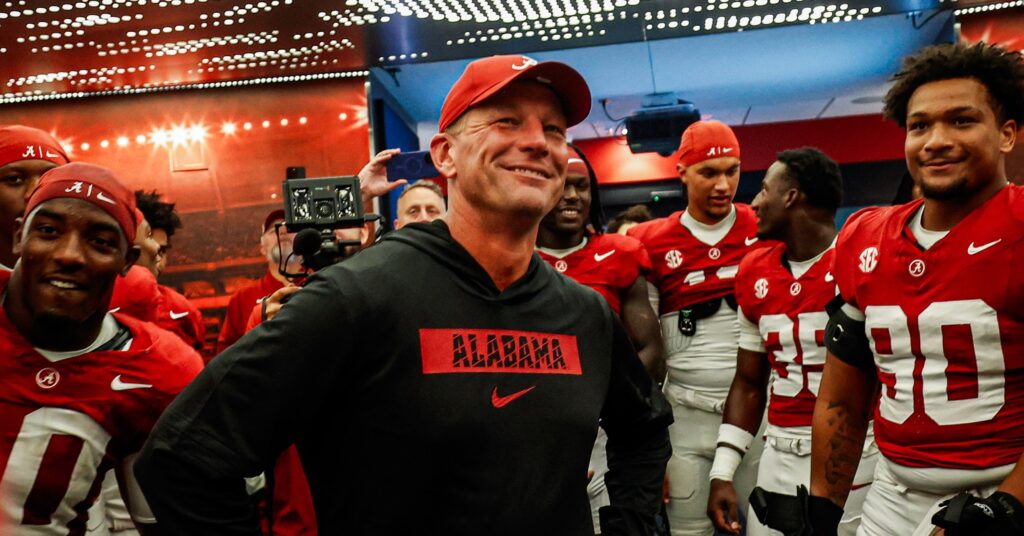 Kalen DeBoer denies interest in Penn State, says he’s ‘extremely happy at Alabama’