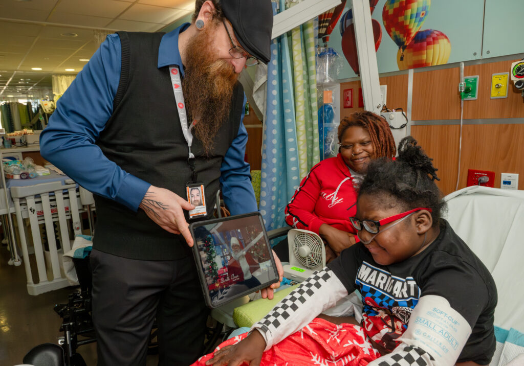 Santa brings big smiles to kids in the hospital—how this local team does it