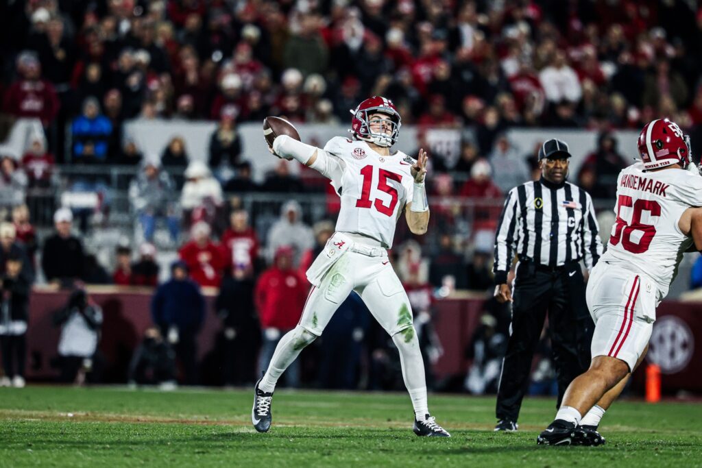 Alabama quarterback Ty Simpson declaring for NFL Draft