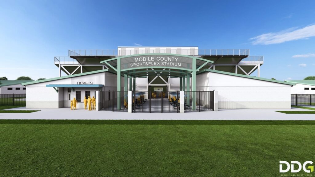 Mobile County releases first renderings for M Sportsplex stadium Mobile County releases first renderings for M Sportsplex stadium