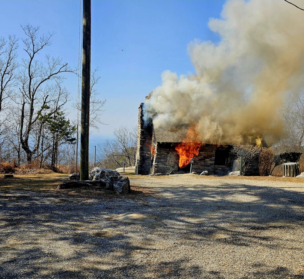 Bluff Side cabin destroyed by fire at Cheaha State Park