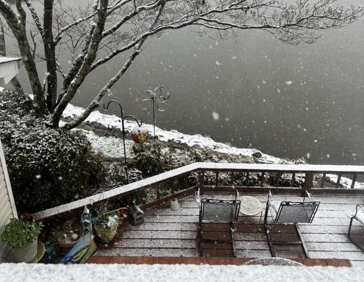 Over 1 inch of snow recorded in parts of Alabama during rare March snowfall