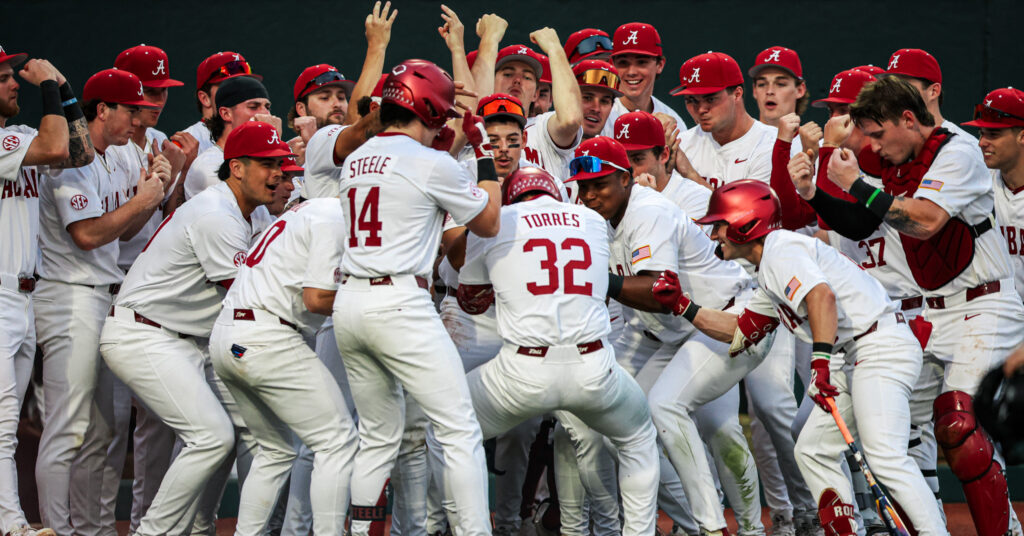 Tide to play Alabama State in NCAA Regional baseball opener at Tuscaloosa