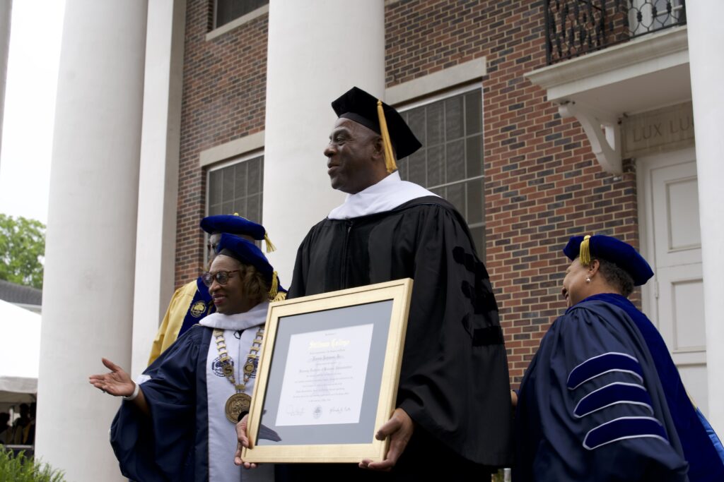 Magic Johnson receives honorary degree from Stillman College