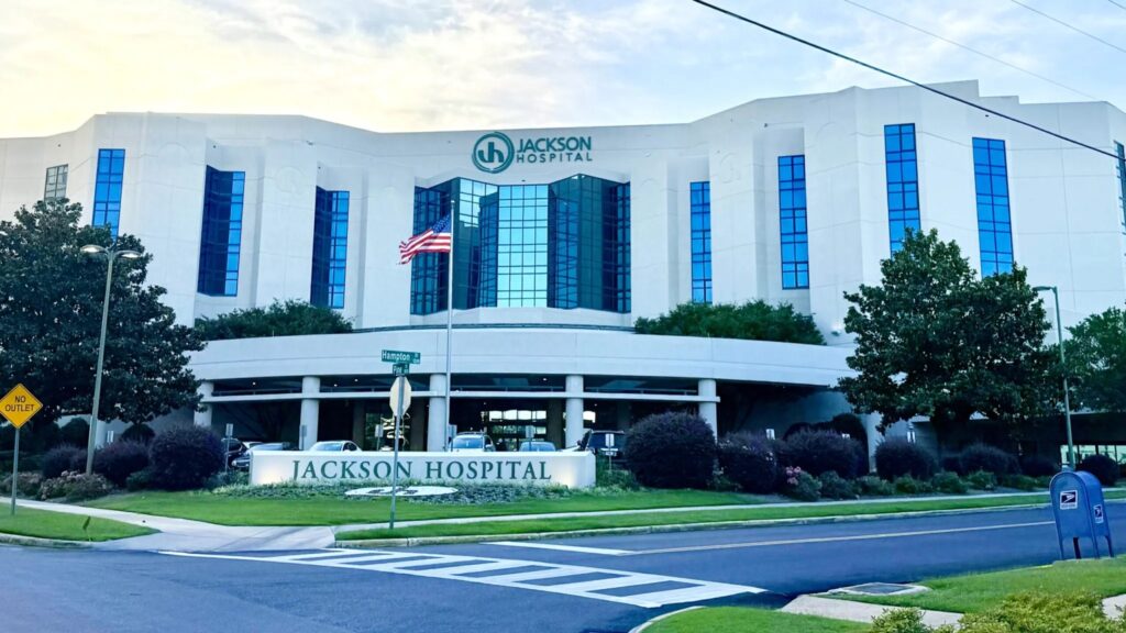 Montgomery pledges .5M to give Jackson Hospital a fighting chance Montgomery pledges .5M to give Jackson Hospital a fighting chance