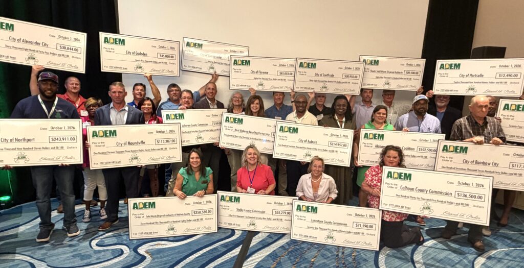 .5 Million Awarded To Boost Recycling Efforts Across Alabama .5 Million Awarded To Boost Recycling Efforts Across Alabama