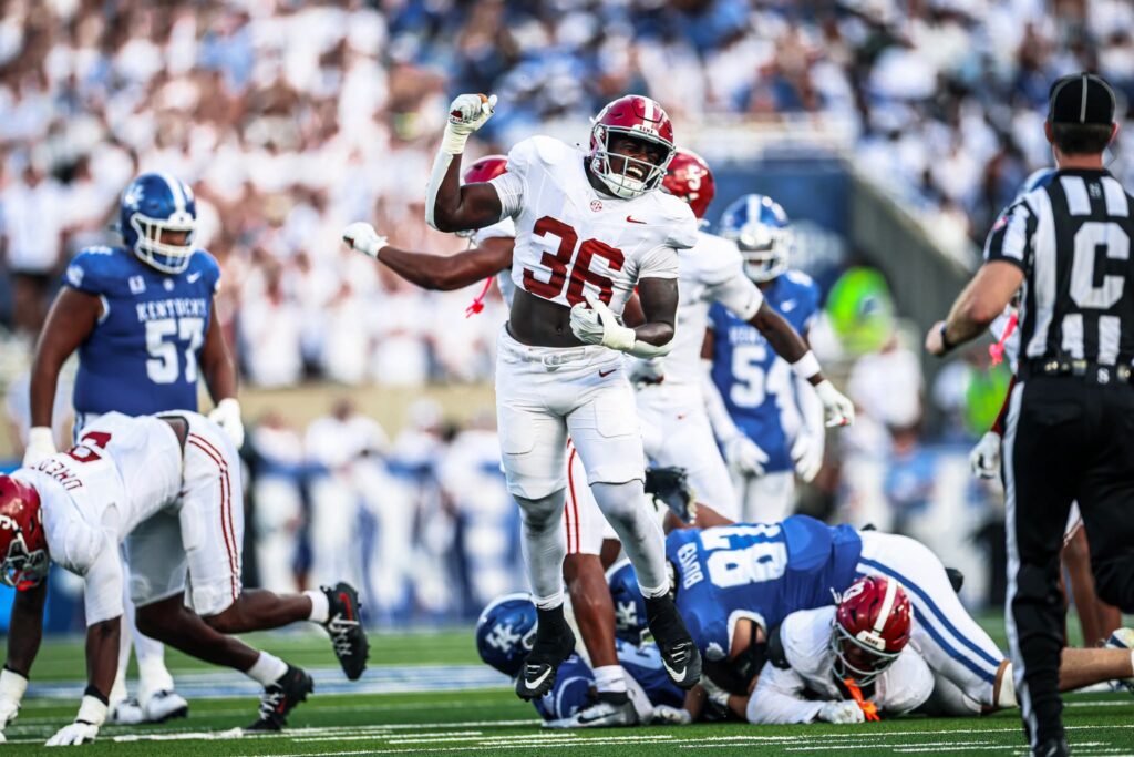 Alabama football moves into Top 10 after winning SEC opener Alabama football moves into Top 10 after winning SEC opener