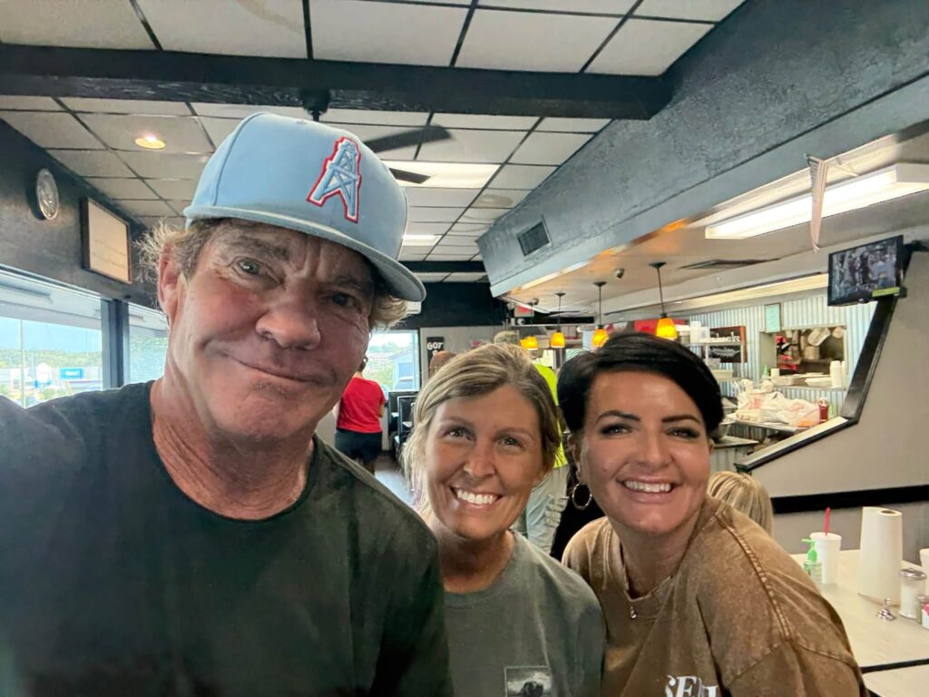 Actor Dennis Quaid makes stop at Buddies BBQ in Talladega Actor Dennis Quaid makes stop at Buddies BBQ in Talladega